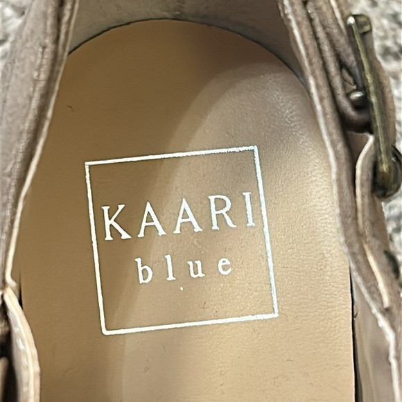 Kaari Blue Tan Studded Kristen Suede Heel Booties size 8 - Picture 4 of 15